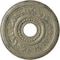 Ekena Millwork Genevieve Medallion (Canopies up to 3 1/2"), 16 1/8"OD x 3 1/2"ID x 7/8"P, Castle Stone Crackle CM16GNCSC - alternate 1
